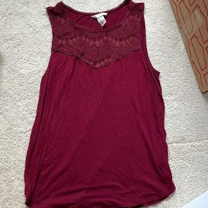 Maroon H&M Tank